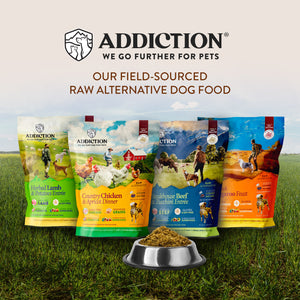 Addiction Raw Dehydrated Dog Food - Country Chicken & Apricot Dinner 0.9kg