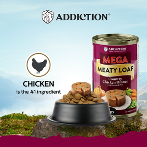 MEGA Country Chicken Dinner with Carrots & Peas Meaty Loaf Wet Dog Food 700g