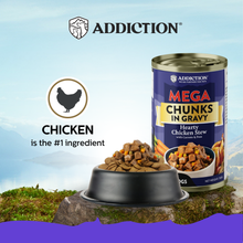 MEGA Hearty Chicken Stew with Carrots & Peas Chunks in Gravy Wet Dog Food 700g