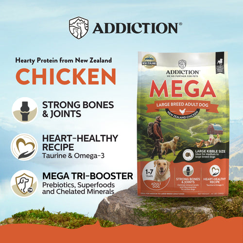 Addiction MEGA Chicken Large Breed Adult Dog Food