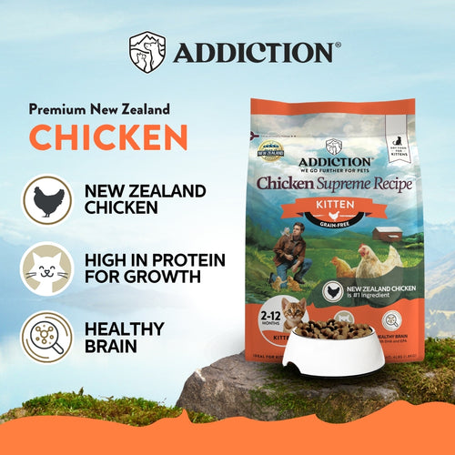 Addiction Chicken Supreme Recipe Kitten Cat Food