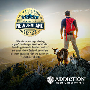 Addiction Raw Alternative Dog Food - Homestyle Venison & Cranberry Dinner 0.9kg