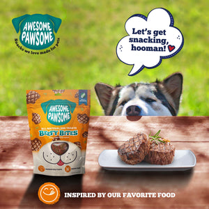 Awesome Pawsome Beefy Bites - Dog Treats, 85g