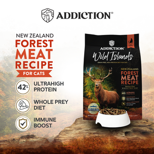 Addiction Wild Islands Forest Meat Venison Cat Food - Available in 1.8kg & 4.5kg
