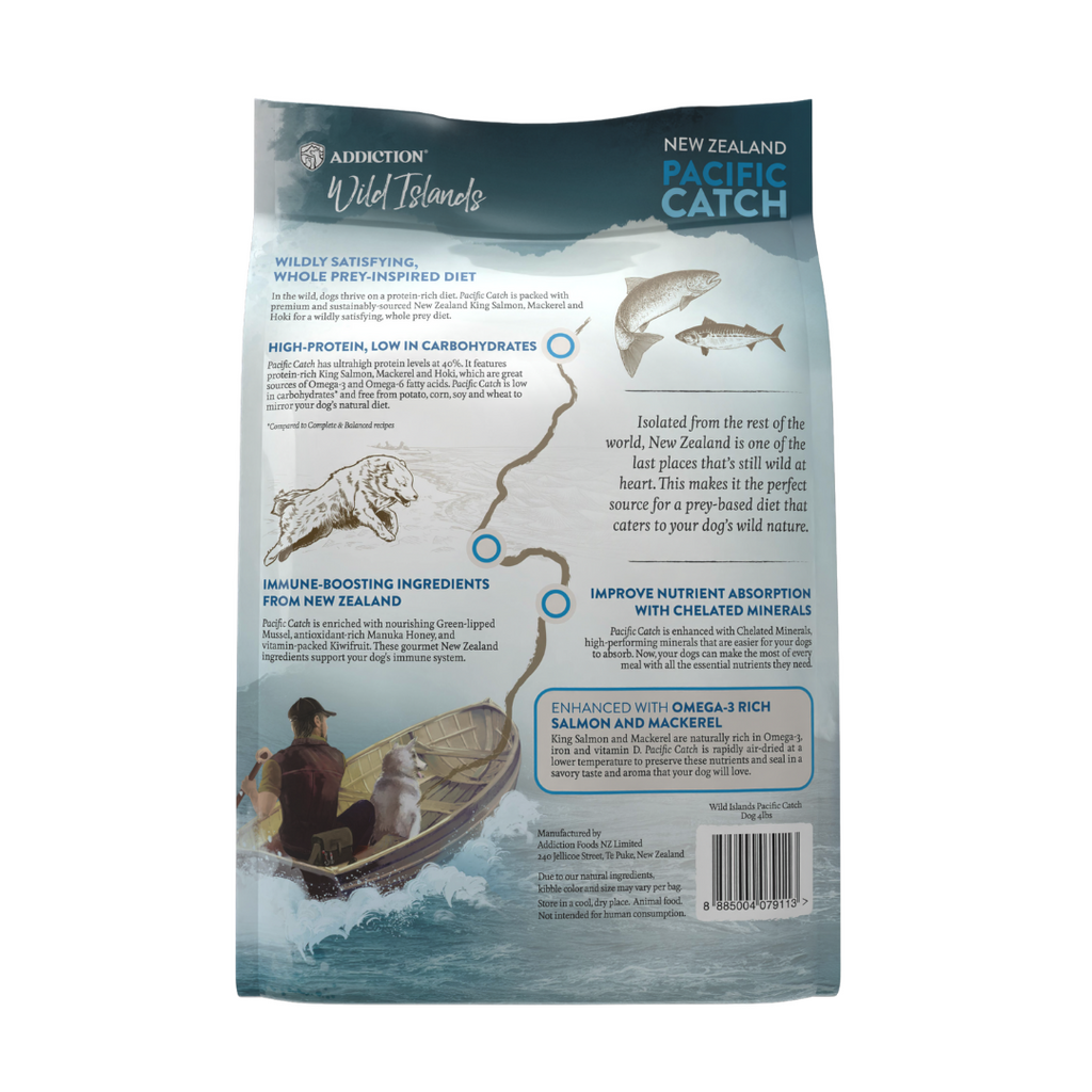 Addiction Wild Islands Pacific Catch Dog Food NZ | Grain-Free Dog Food