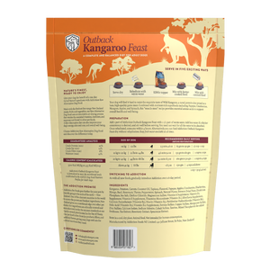 Addiction Raw Alternative Outback Kangaroo Feast Dog Food - 0.9kg